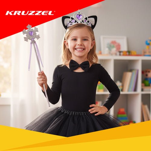 Kätzchenkostüm - 7 - teiliges Set Kruzzel 26474 - Easy2sell - Deluxe