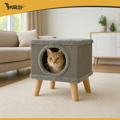 Katzenhaus mit Bett Purlov 26215 - Easy2sell - Deluxe