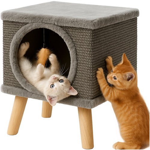 Katzenhaus mit Bett Purlov 26215 - Easy2sell - Deluxe