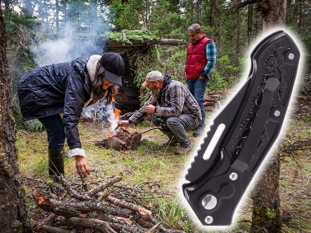 Klappmesser Einhandmesser Taschenmesser Jagdmesser Camping Outdoor Messer - Easy2sell - Deluxe