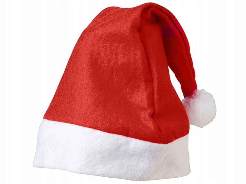 Klassische Weihnachtsmann Mütze mit Bommel - Easy2sell - Deluxe