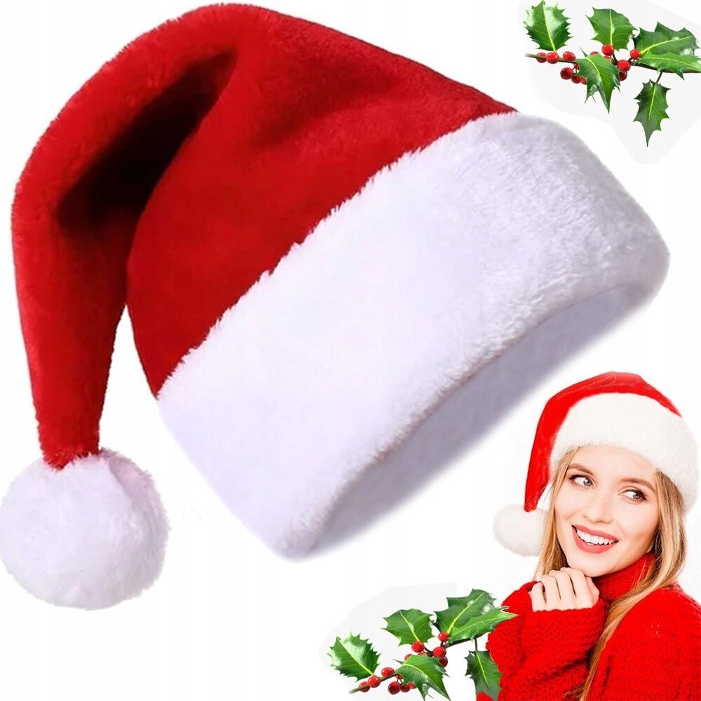 Klassische Weihnachtsmannmütze für Erwachsene - Easy2sell - Deluxe