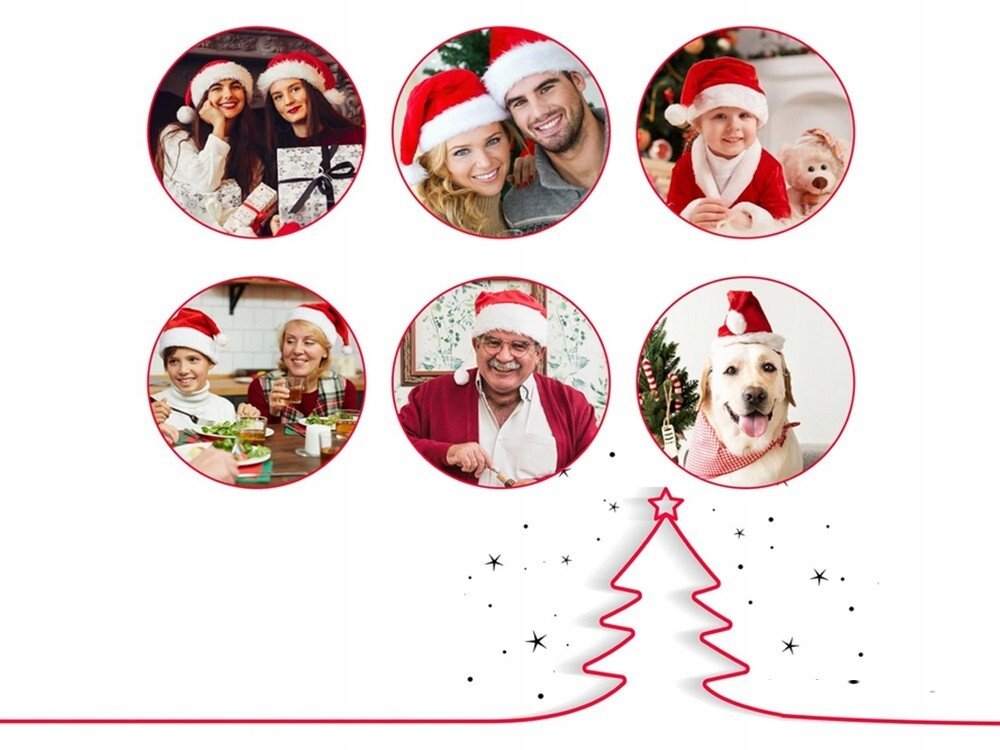 Klassische Weihnachtsmannmütze für Erwachsene - Easy2sell - Deluxe