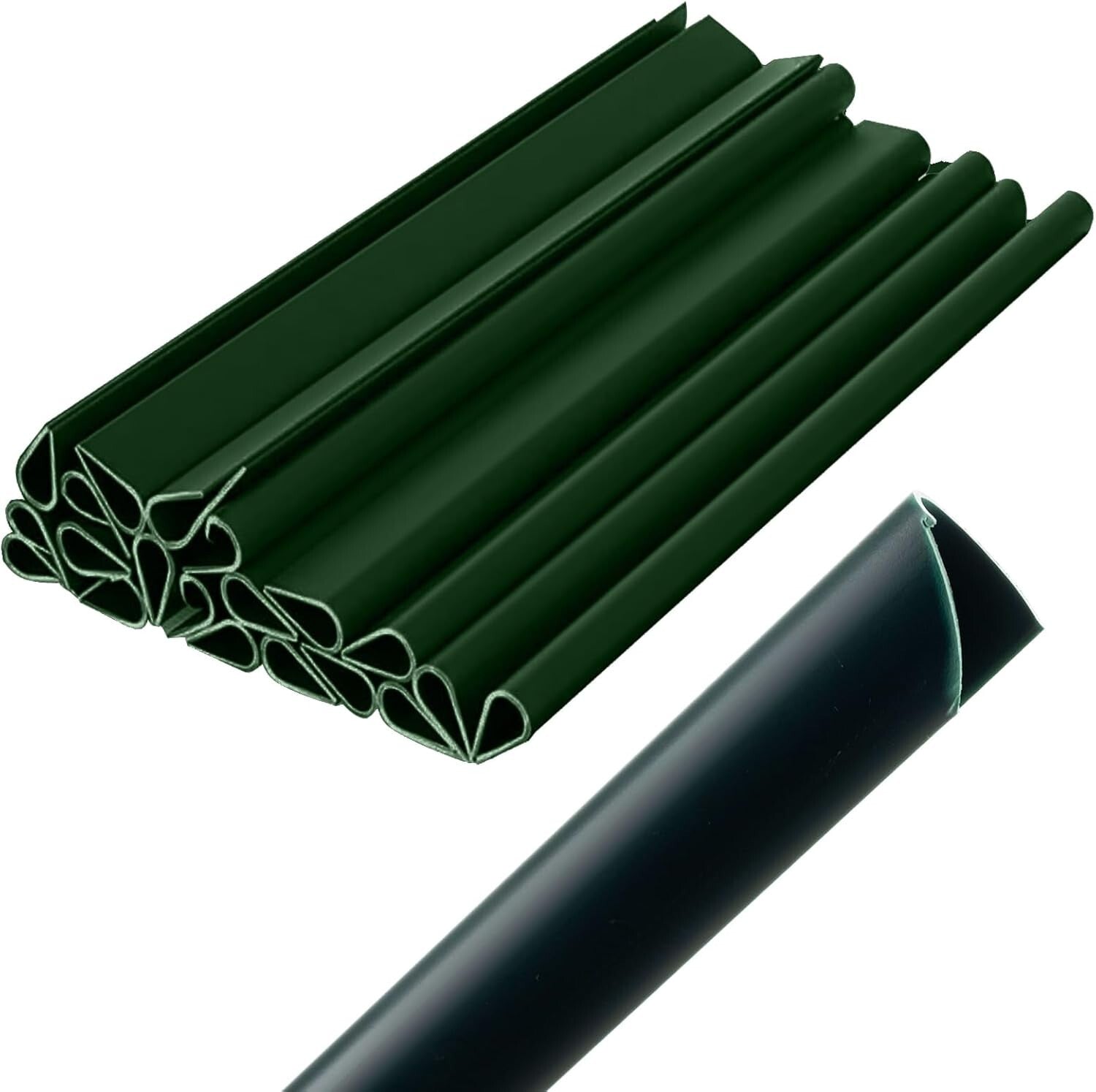 Klemmschienen Sichtschutzstreifen Zaunblende Zaunfolie Befestigungsclips PVC UV - Easy2sell - Deluxe