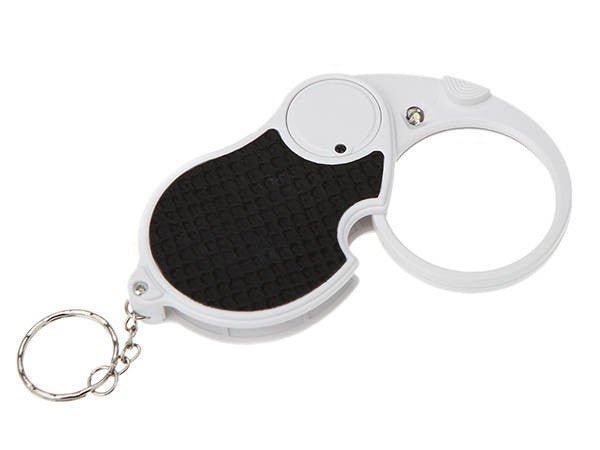 Kompakte LED - Lupe mit 4x Vergrößerung - ideal für Juweliere und Hobbyisten - Easy2sell - Deluxe