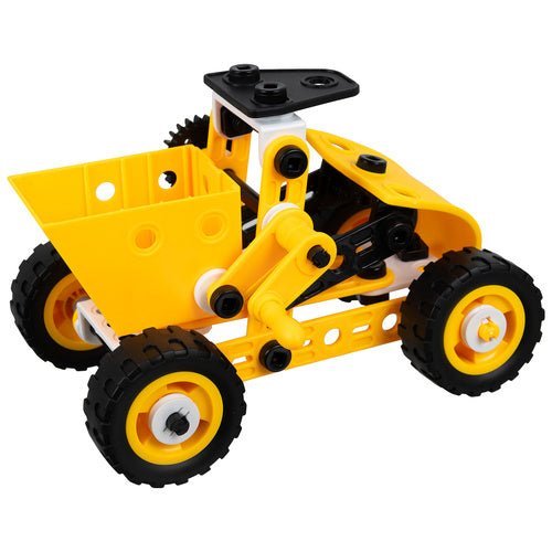 Konstruktionsspielzeug Fahrzeuge Bausatz mit Werkzeug, 100 Teile, Mehrfarbig - Easy2sell - Deluxe