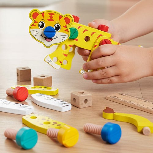 Kruzzel 26581 Werkzeugkiste aus Holz - Easy2sell - Deluxe