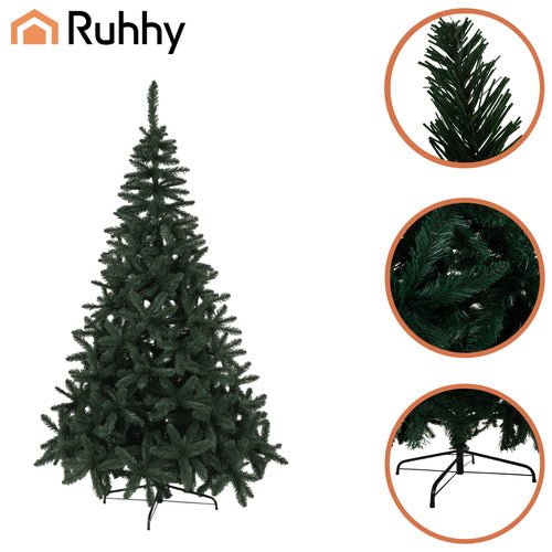 Künstlicher Weihnachtsbaum 210 cm – Realistische Tanne in Grün aus PVC - Easy2sell - Deluxe
