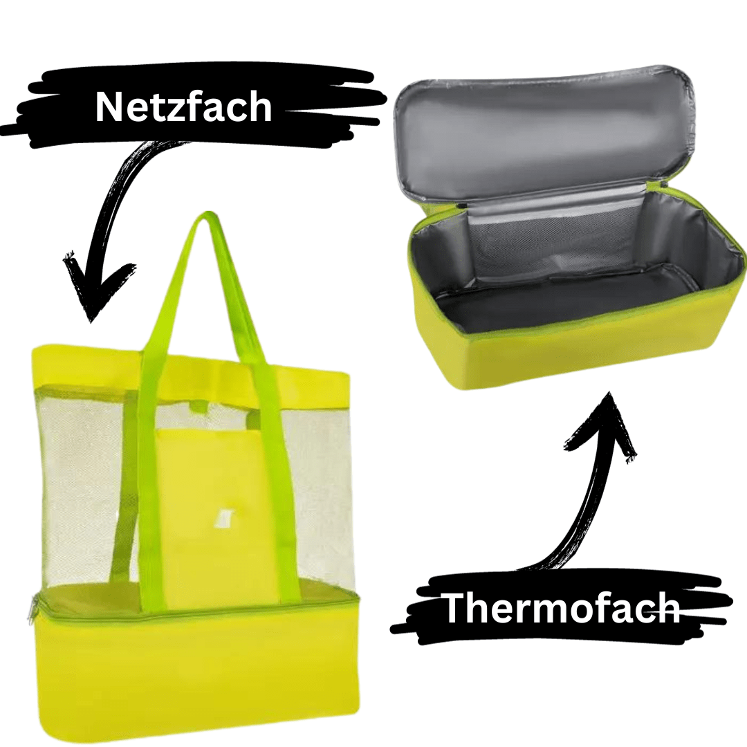 Kühltasche Strandtasche Thermotasche Picknick Kühlfach Multifunktions Badetasche - Easy2sell - Deluxe