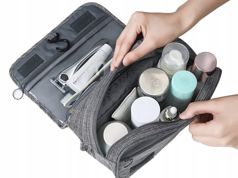 Kulturbeutel Kulturtasche Kosmetiktasche zum Aufhängen bei Reisen Damen & Herren - Easy2sell - Deluxe