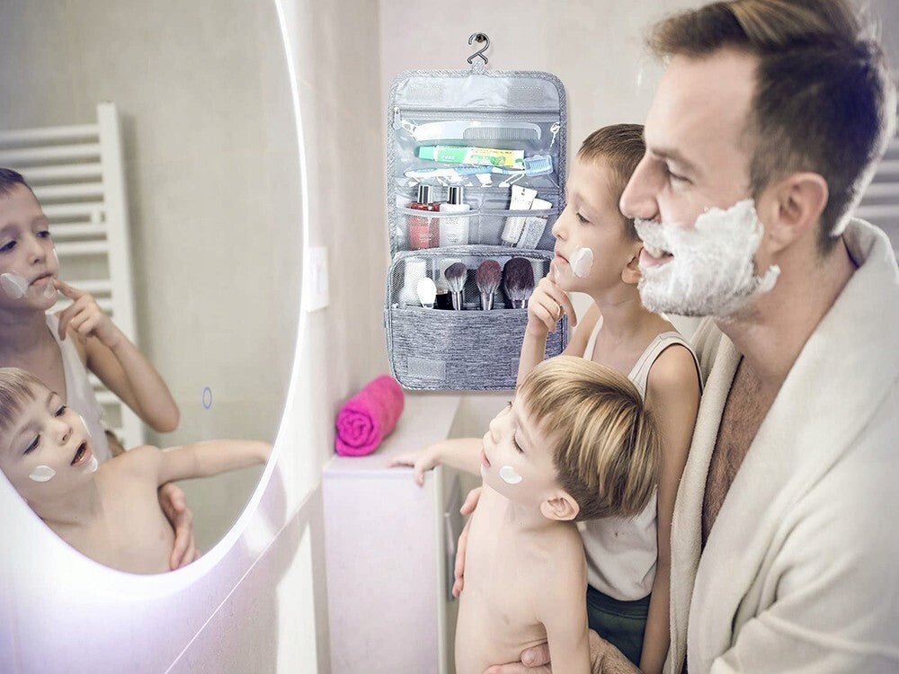 Kulturbeutel Kulturtasche Kosmetiktasche zum Aufhängen bei Reisen Damen & Herren - Easy2sell - Deluxe