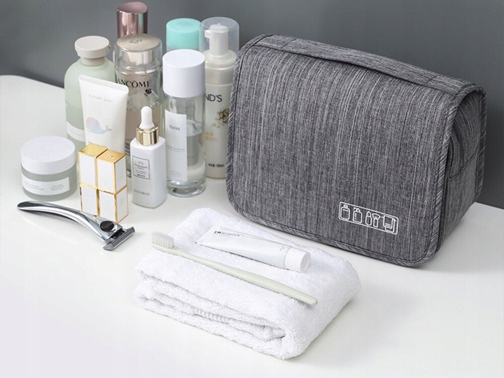 Kulturbeutel Kulturtasche Kosmetiktasche zum Aufhängen bei Reisen Damen & Herren - Easy2sell - Deluxe