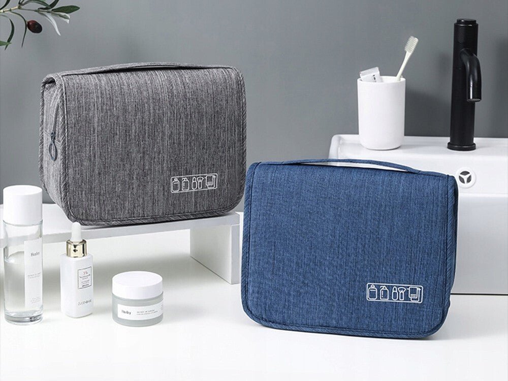 Kulturbeutel Kulturtasche Kosmetiktasche zum Aufhängen bei Reisen Damen & Herren - Easy2sell - Deluxe