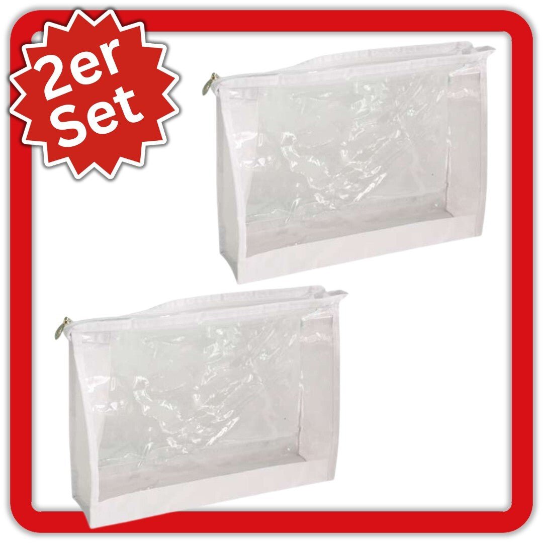 Kulturbeutel transparent, wasserdicht, kompakt - Easy2sell - Deluxe