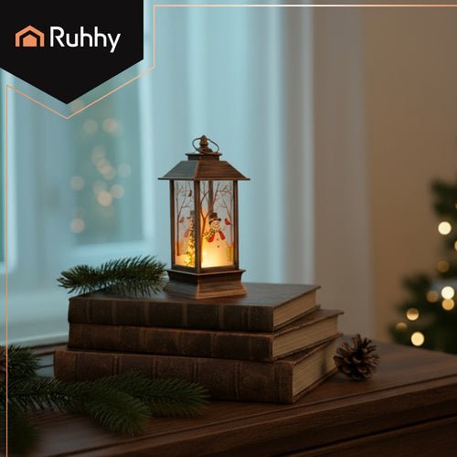 LED Laternenset in Kupfer – Dekorative Laternen für Weihnachten, 3er Set - Easy2sell - Deluxe