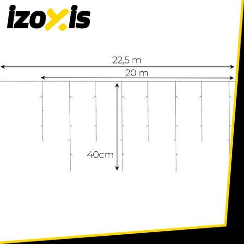 LED Lichterkette 22,5 m Kaltweiß – 500 LEDs für Außen und Innen - Easy2sell - Deluxe