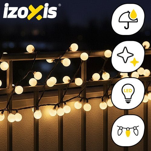 LED Lichterkette 300 LEDs 30m Warmweiß – 8 Modi IP44 Außen & Innen - Easy2sell - Deluxe