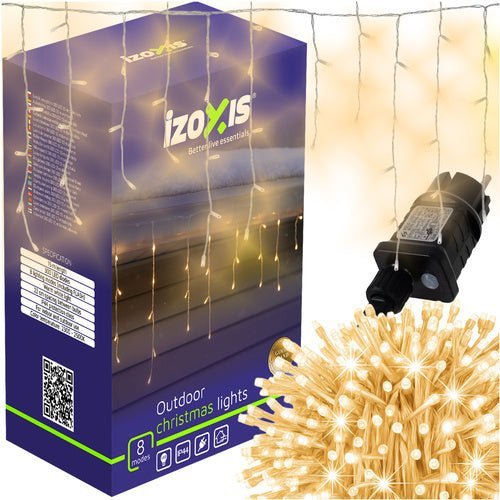 LED Lichterkette 300 LEDs Warmweiß – 15m Eiszapfen für Außen und Innen IP44 - Easy2sell - Deluxe