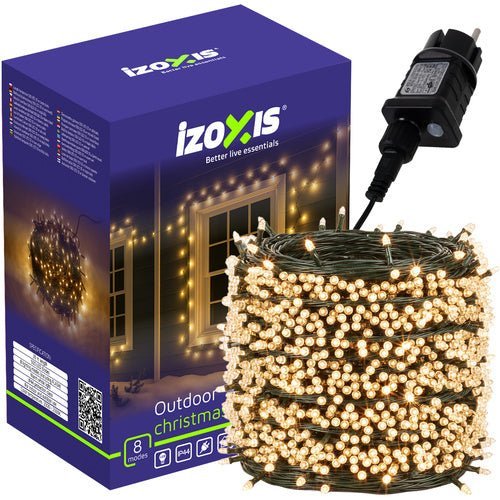 LED Weihnachtsbaumbeleuchtung 500 LEDs 35m Warmweiß 8 Modi IP44 Außen - Easy2sell - Deluxe