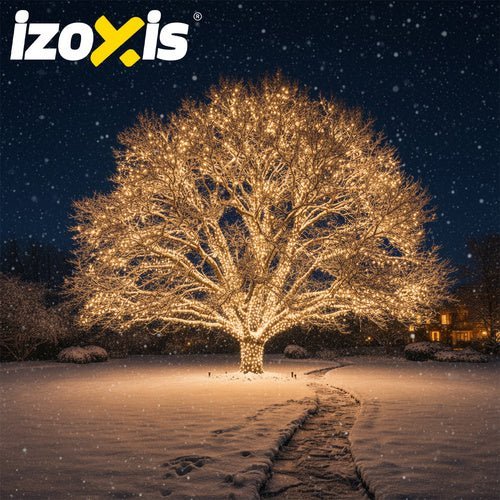 LED Weihnachtsbaumbeleuchtung 500 LEDs 35m Warmweiß 8 Modi IP44 Außen - Easy2sell - Deluxe