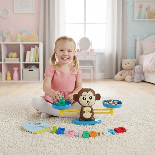 Lernspielzeug Affenmodell – Wiegendes Spielzeug für Gewichtsempfinden - Easy2sell - Deluxe