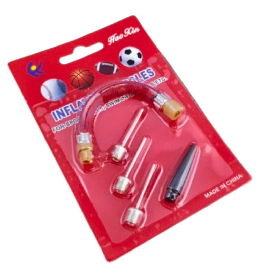 Luftpumpe Ballpumpe Fahrrad Adapter Set Nadel Ball Schlauch Pumpe Ballnadel - Easy2sell - Deluxe