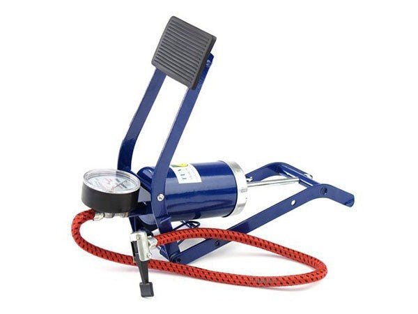 Luftpumpe Fahrradpumpe Fußpumpe Fußluftpumpe Autopumpe Tretpumpe Manometer 7 bar - Easy2sell - Deluxe