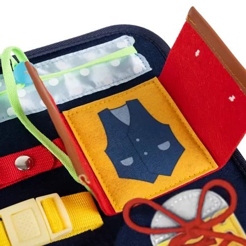 Manipulationsbrett für Kinder – Montessori Sensory Toy aus Filz, 14 - teilig - Easy2sell - Deluxe