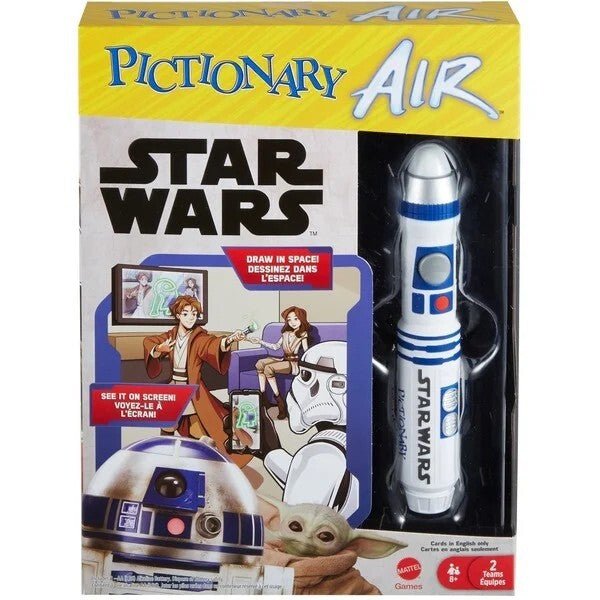 Mattel Games HHM49 - Pictionary Air Star Wars - Deutsche Version - Scharade - Easy2sell - Deluxe