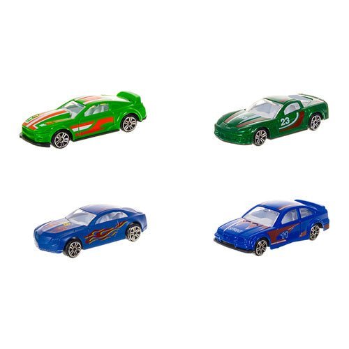 Metall - Federautos Set 16 Stück – Bunte Spielzeugautos 1:64 aus Metall - Easy2sell - Deluxe