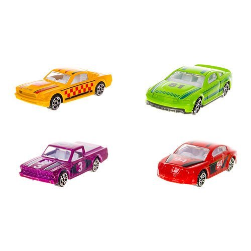 Metall - Federautos Set 16 Stück – Bunte Spielzeugautos 1:64 aus Metall - Easy2sell - Deluxe