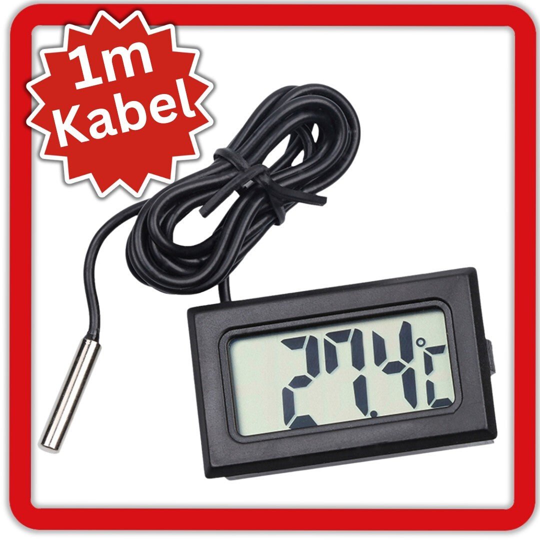 Mini Digitales Thermometer mit Fühler - Easy2sell - Deluxe