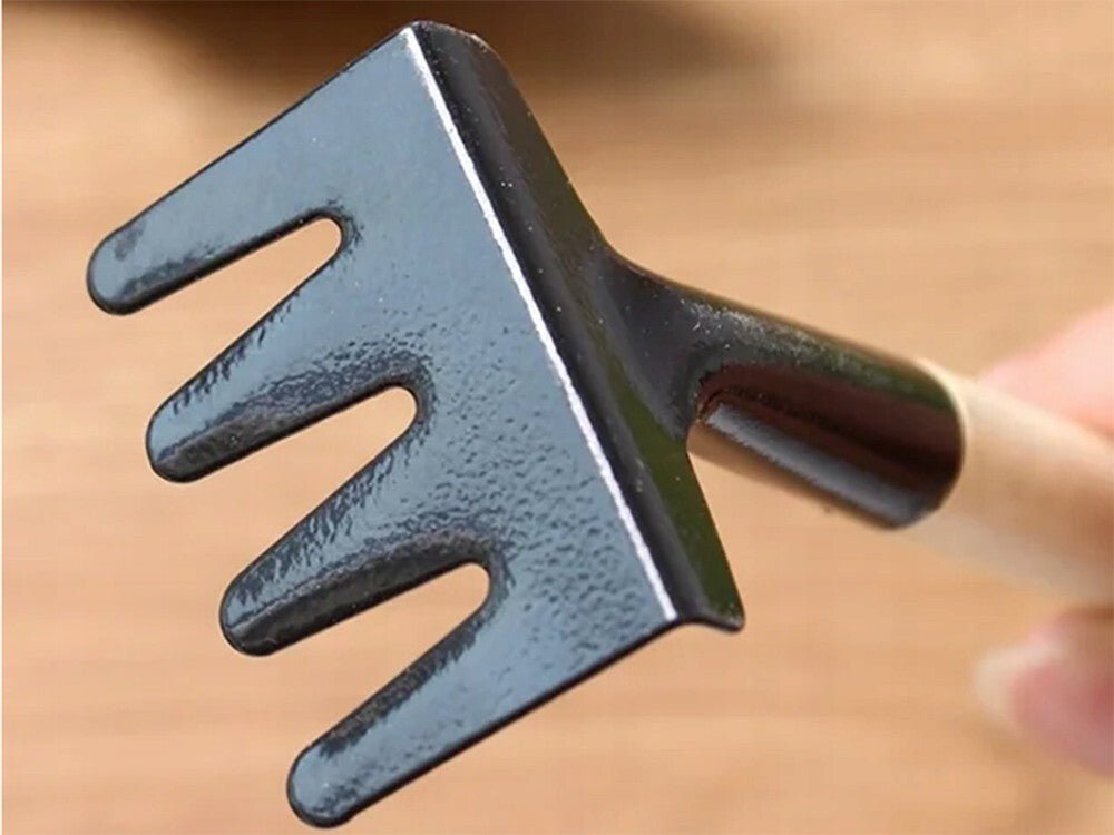 Mini Gartenwerkzeug Gartengeräte Set Schaufel Rechen Spaten Topfpflanzen 3teilig - Easy2sell - Deluxe