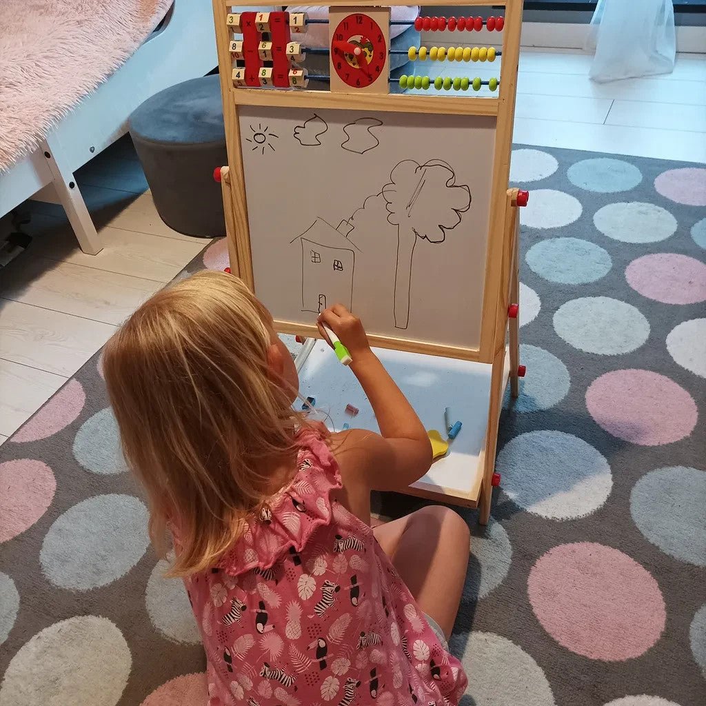 Multifunktionale Holztafel für Kinder - Easy2sell - Deluxe