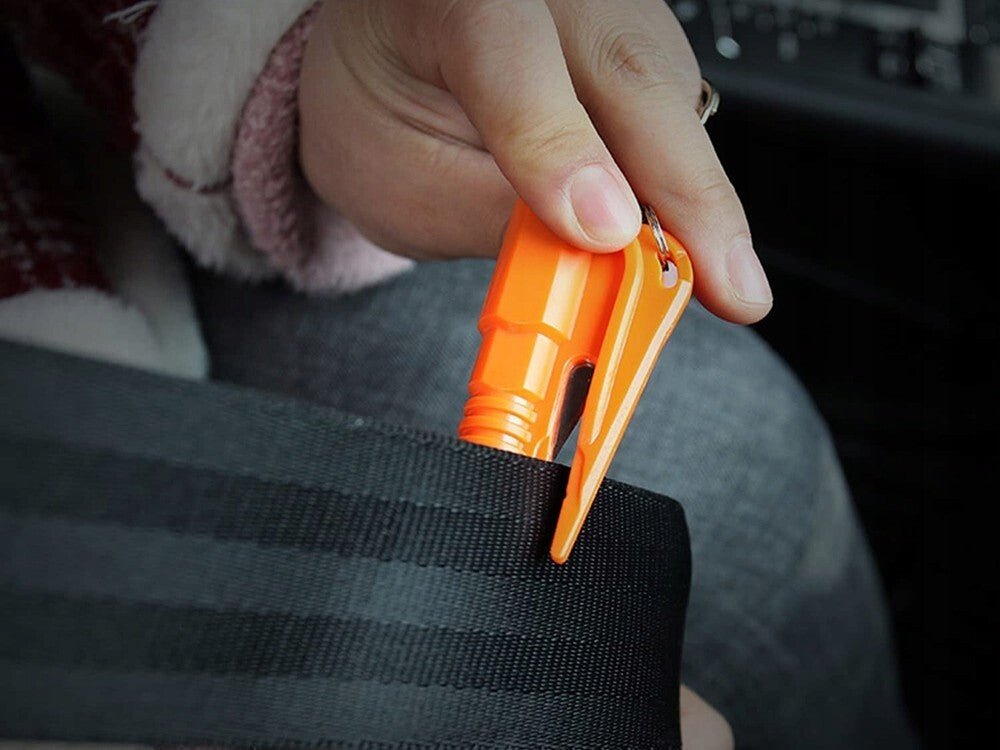 Nothammer Auto Notfall Hammer mit Gurtschneider für KFZ Glas Fenster Erste Hilfe - Easy2sell - Deluxe