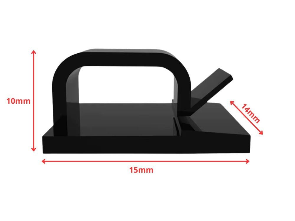 Organizer Kabelhalter für Ladekabel, Kabelhalterung, Abdeckklammer, 10 Stück - Easy2sell - Deluxe