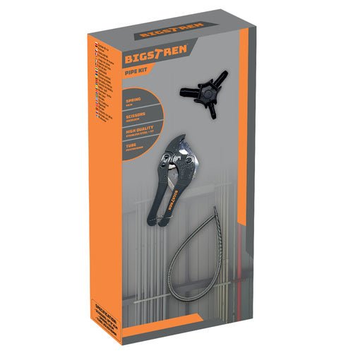 PEX - Rohrschneider Set mit Kalibrator und Innenfeder für Rohre bis 42 mm - Easy2sell - Deluxe