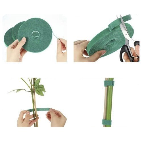 Pflanzenbinder Pflanzenhalter Klettverschluss Pflanzenband Klettband Baumhalter - Easy2sell - Deluxe