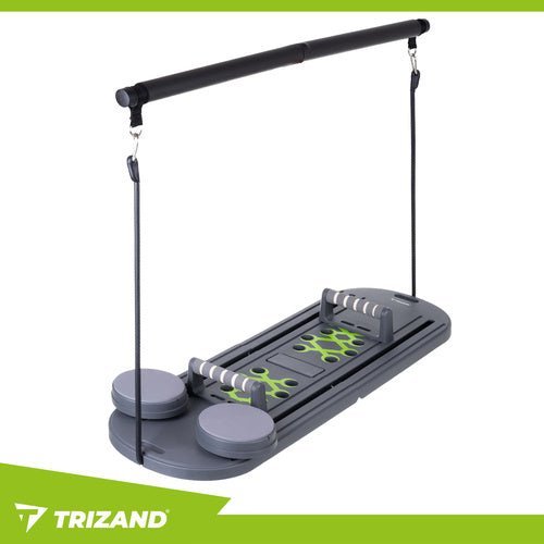 Pilates - Board Multifunktionsbrett für Ganzkörpertraining Grau 97x35 cm - Easy2sell - Deluxe