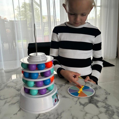 Pinguin auf dem Turm Geschicklichkeitsspiel – Buntes Familienspiel ab 3 Jahren - Easy2sell - Deluxe