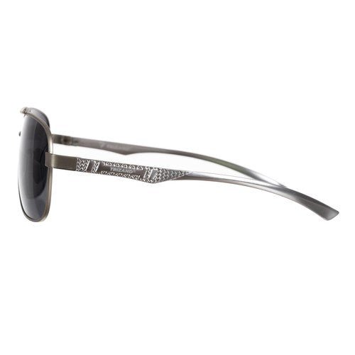 Polarisierte Sonnenbrille mit UV - Schutz und Etui schwarz/silber - Easy2sell - Deluxe