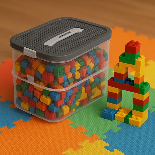 Pudełko na klocki - 2 poziomy Kruzzel 25756 - Easy2sell - Deluxe