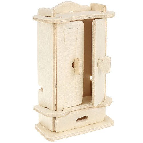 Puppenhaus Möbelset aus Holz – 34 - teiliges Zubehör für Puppenhäuser - Easy2sell - Deluxe