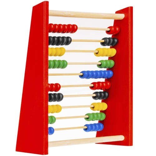 Rechenschieber Holz Abakus Kinder Rechenhilfe Rechenrahmen Zählrahmen 100 Kugeln - Easy2sell - Deluxe