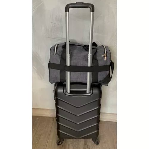 Reisetasche 40x25x20cm für Handgepäck, wasserdicht, grau - Easy2sell - Deluxe