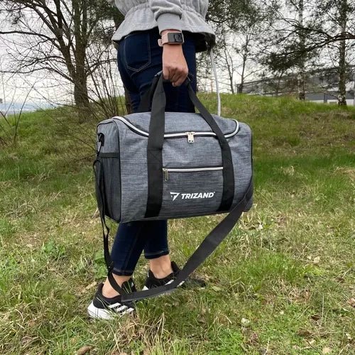 Reisetasche 40x25x20cm für Handgepäck, wasserdicht, grau - Easy2sell - Deluxe