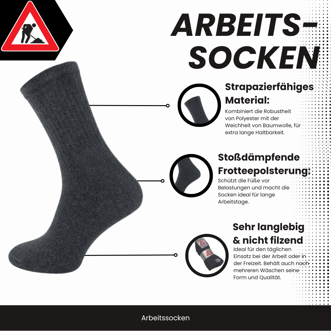 Robuste Arbeitssocken Herren Thermo - Easy2sell - Deluxe