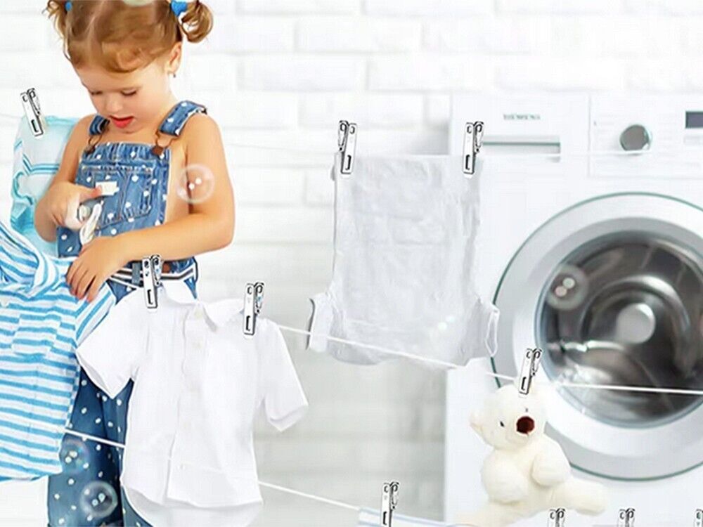 Robuste Metall - Wäscheklammern 20er Set - Easy2sell - Deluxe