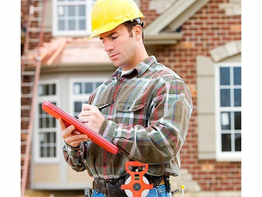 Robustes 30m Rollmaßband mit Rückzug - Easy2sell - Deluxe