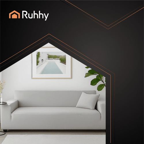 Ruhhy 26035 hellgrauer Sofabezug 145 - 185cm - Easy2sell - Deluxe